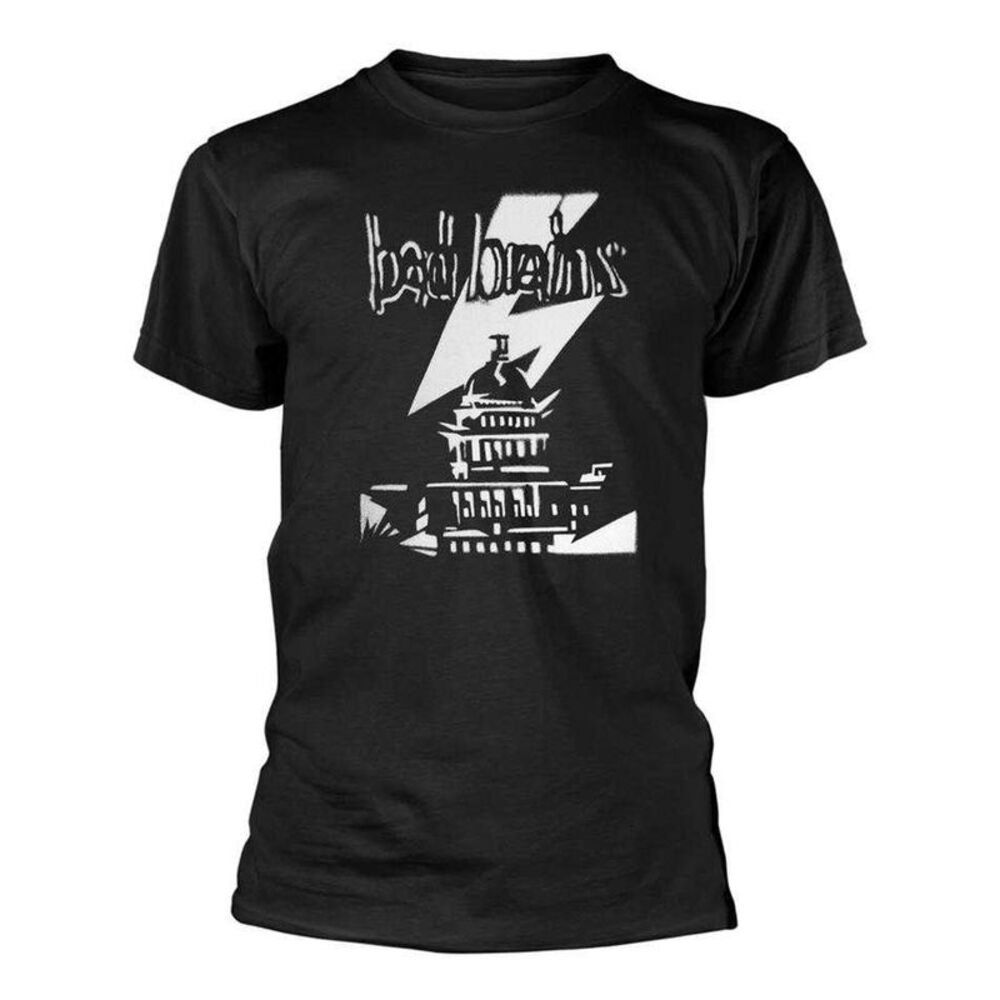 Bad Brains Unisex Adult Capitol T-Shirt / Black